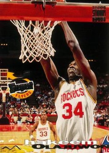 #348 Hakeem Olajuwon - Houston Rockets - 1993-94 Stadium Club Basketball