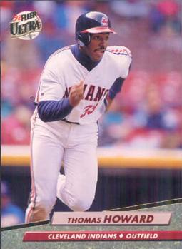 #348 Thomas Howard - Cleveland Indians - 1992 Ultra Baseball