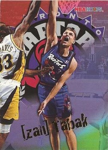 #348 Zan Tabak - Toronto Raptors - 1995-96 Hoops Basketball