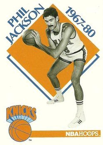 #348 Phil Jackson - New York Knicks / Chicago Bulls - 1990-91 Hoops Basketball