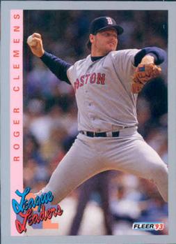 #348 Roger Clemens - Boston Red Sox - 1993 Fleer Baseball
