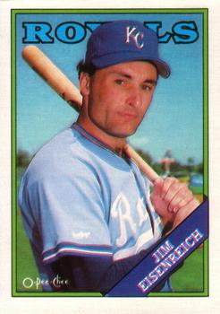 #348 Jim Eisenreich - Kansas City Royals - 1988 O-Pee-Chee Baseball