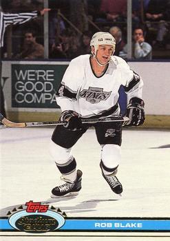 #348 Rob Blake - Los Angeles Kings - 1991-92 Stadium Club Hockey