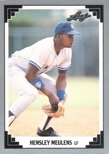#349 Hensley Meulens - New York Yankees - 1991 Leaf Baseball
