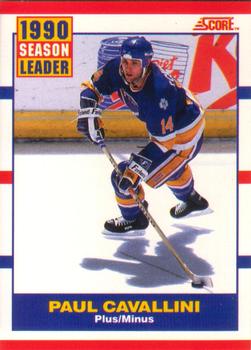 #349 Paul Cavallini - St. Louis Blues - 1990-91 Score Canadian Hockey