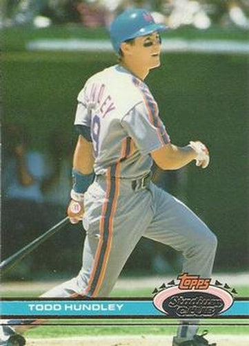 #349 Todd Hundley - New York Mets - 1991 Stadium Club Baseball