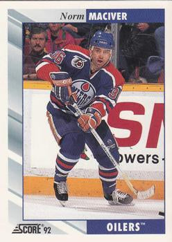 #349 Norm Maciver - Edmonton Oilers - 1992-93 Score USA Hockey