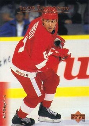 #349 Igor Larionov - Detroit Red Wings - 1995-96 Upper Deck Hockey