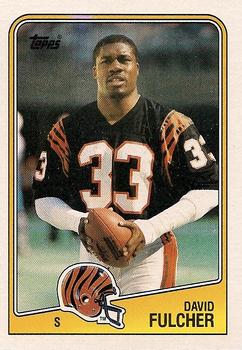 #349 David Fulcher - Cincinnati Bengals - 1988 Topps Football