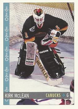 #349 Kirk McLean - Vancouver Canucks - 1992-93 O-Pee-Chee Hockey