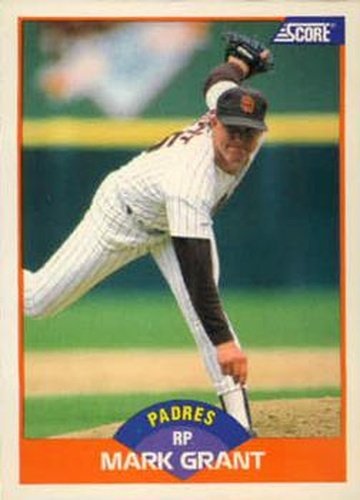 #349 Mark Grant - San Diego Padres - 1989 Score Baseball