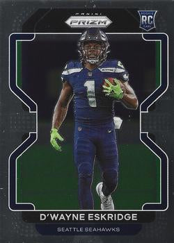 #349 D'Wayne Eskridge - Seattle Seahawks - 2021 Panini Prizm Football