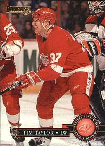 #349 Tim Taylor - Detroit Red Wings - 1995-96 Donruss Hockey