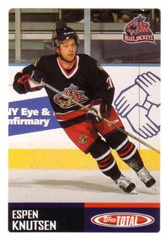 #349 Espen Knutsen - Columbus Blue Jackets - 2002-03 Topps Total Hockey