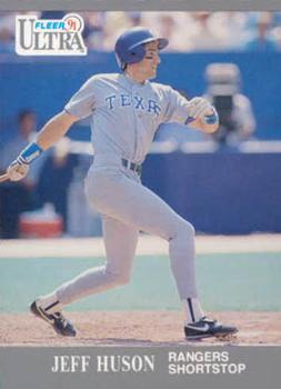#349 Jeff Huson - Texas Rangers - 1991 Ultra Baseball