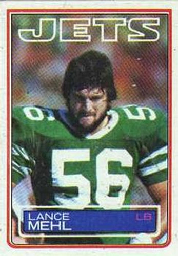 #349 Lance Mehl - New York Jets - 1983 Topps Football