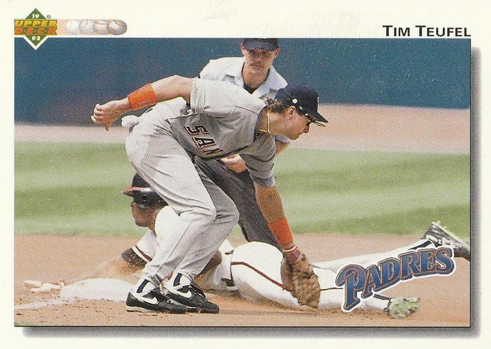 #349 Tim Teufel - San Diego Padres - 1992 Upper Deck Baseball