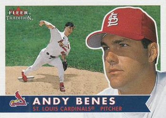 #349 Andy Benes - St. Louis Cardinals - 2001 Fleer Tradition Baseball