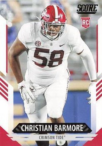 #349 Christian Barmore - Alabama Crimson Tide - 2021 Score Football