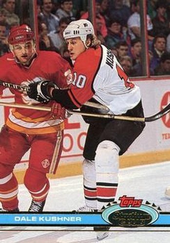 #349 Dale Kushner - Philadelphia Flyers - 1991-92 Stadium Club Hockey