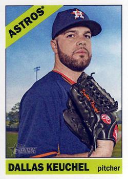 #349 Dallas Keuchel - Houston Astros - 2015 Topps Heritage Baseball