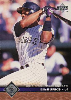 #349 Ellis Burks - Colorado Rockies - 1997 Upper Deck Baseball