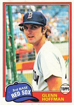 #349 Glenn Hoffman - Boston Red Sox - 1981 Topps Baseball