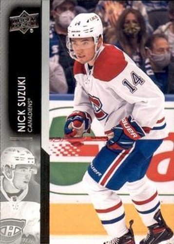 #349 Nick Suzuki - Montreal Canadiens - 2021-22 Upper Deck Hockey
