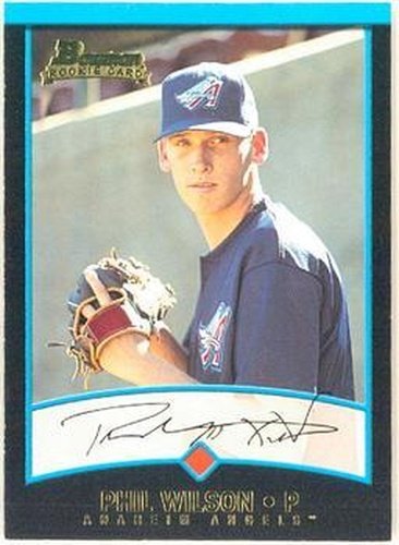 #349 Phil Wilson - Anaheim Angels - 2001 Bowman Baseball