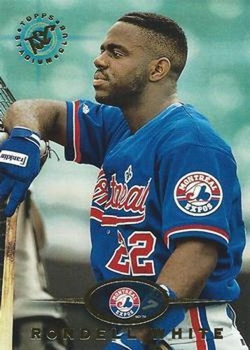 #349 Rondell White - Montreal Expos - 1995 Stadium Club Baseball