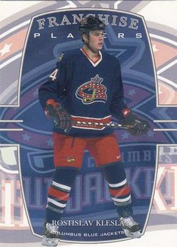 #349 Rostislav Klesla - Columbus Blue Jackets - 2002-03 Be a Player First Edition Hockey