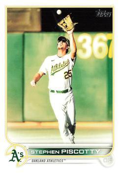 #349 Stephen Piscotty - Oakland Athletics - 2022 Topps Baseball