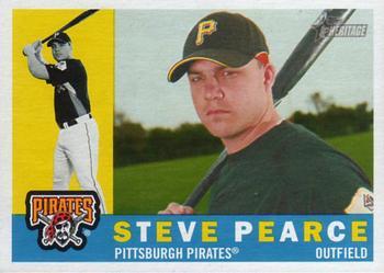 #349 Steve Pearce - Pittsburgh Pirates - 2009 Topps Heritage Baseball