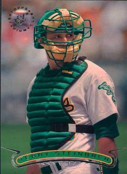 #349 Terry Steinbach - Oakland Athletics - 1996 Stadium Club Baseball