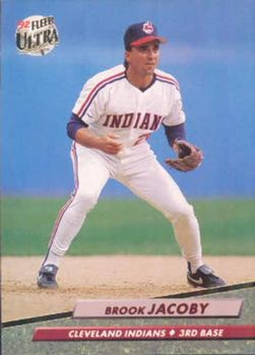 #349 Brook Jacoby - Cleveland Indians - 1992 Ultra Baseball