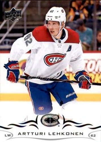 #349 Artturi Lehkonen - Montreal Canadiens - 2018-19 Upper Deck Hockey