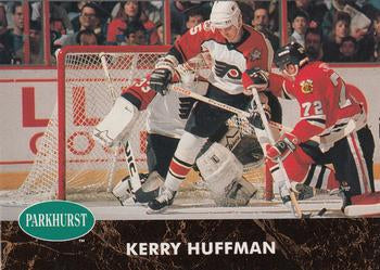 #349 Kerry Huffman - Philadelphia Flyers - 1991-92 Parkhurst Hockey