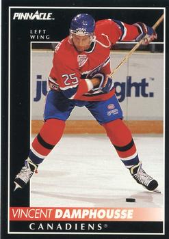 #349 Vincent Damphousse - Montreal Canadiens - 1992-93 Pinnacle Canadian Hockey
