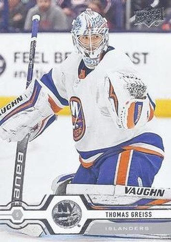 #349 Thomas Greiss - New York Islanders - 2019-20 Upper Deck Hockey