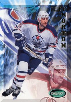 #349 Jeff Norton - Edmonton Oilers - 1995-96 Parkhurst International Hockey