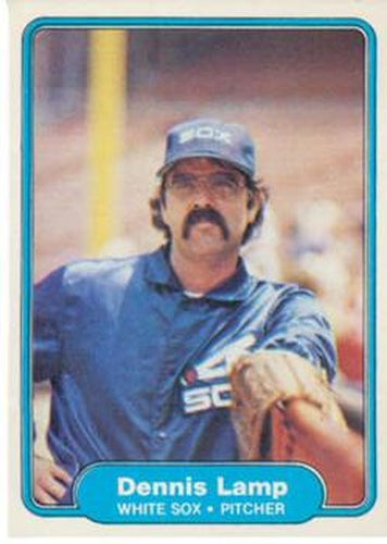 #349 Dennis Lamp - Chicago White Sox - 1982 Fleer Baseball