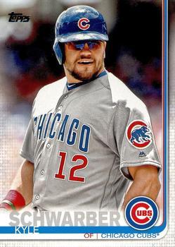 #349b Kyle Schwarber - Chicago Cubs - 2019 Topps Baseball