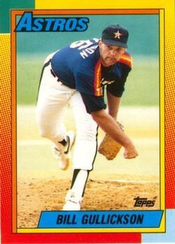 #34T Bill Gullickson - Houston Astros - 1990 Topps Traded Baseball