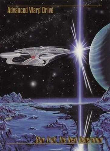 #34 Advanced Warp Drive - 1993 SkyBox Star Trek Master Series