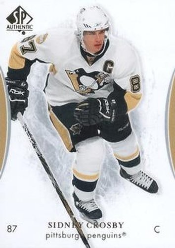 #34 Sidney Crosby - Pittsburgh Penguins - 2007-08 SP Authentic Hockey