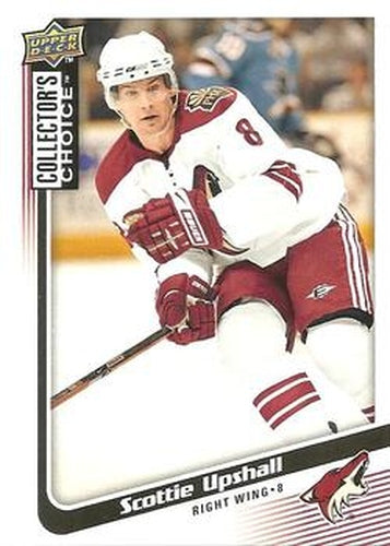 #34 Scottie Upshall - Phoenix Coyotes - 2009-10 Collector's Choice Hockey
