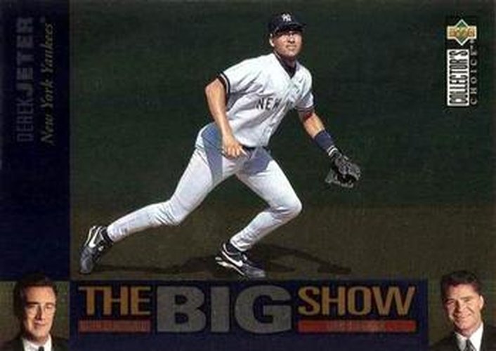 #34 Derek Jeter - New York Yankees - 1997 Collector's Choice Baseball - The Big Show