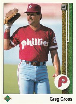 #534 Greg Gross - Philadelphia Phillies - 1989 Upper Deck Baseball