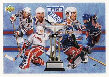 #34 Presidents' Trophy - New York Rangers - 1992-93 Upper Deck Hockey