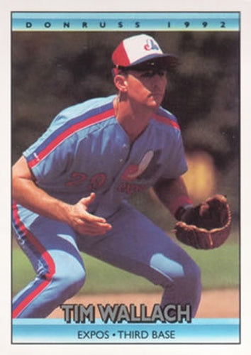 #34 Tim Wallach - Montreal Expos - 1992 Donruss Baseball